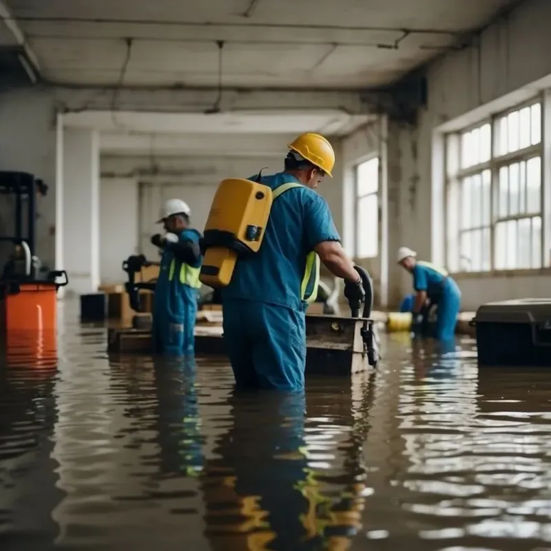 Emergency Water Extraction And Removal in Progress, PA