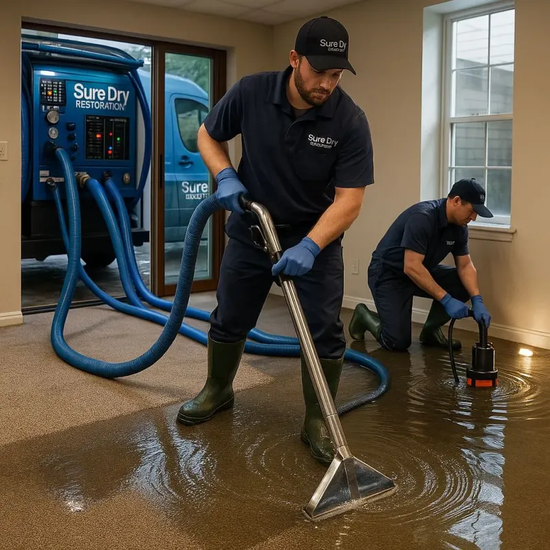 Water Extraction and Removal process in Progress, PA